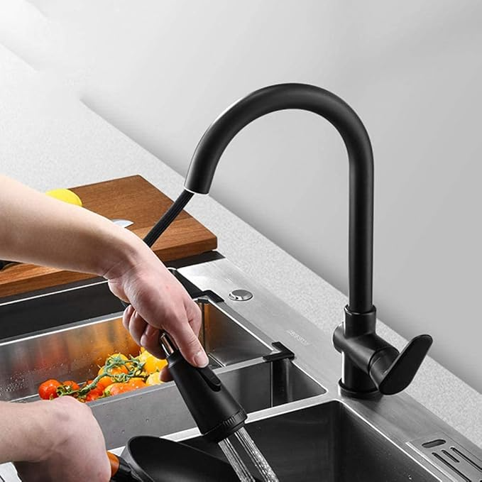 SwiftFlow | Pull-Out Kitchen Tap with Modern Functionality