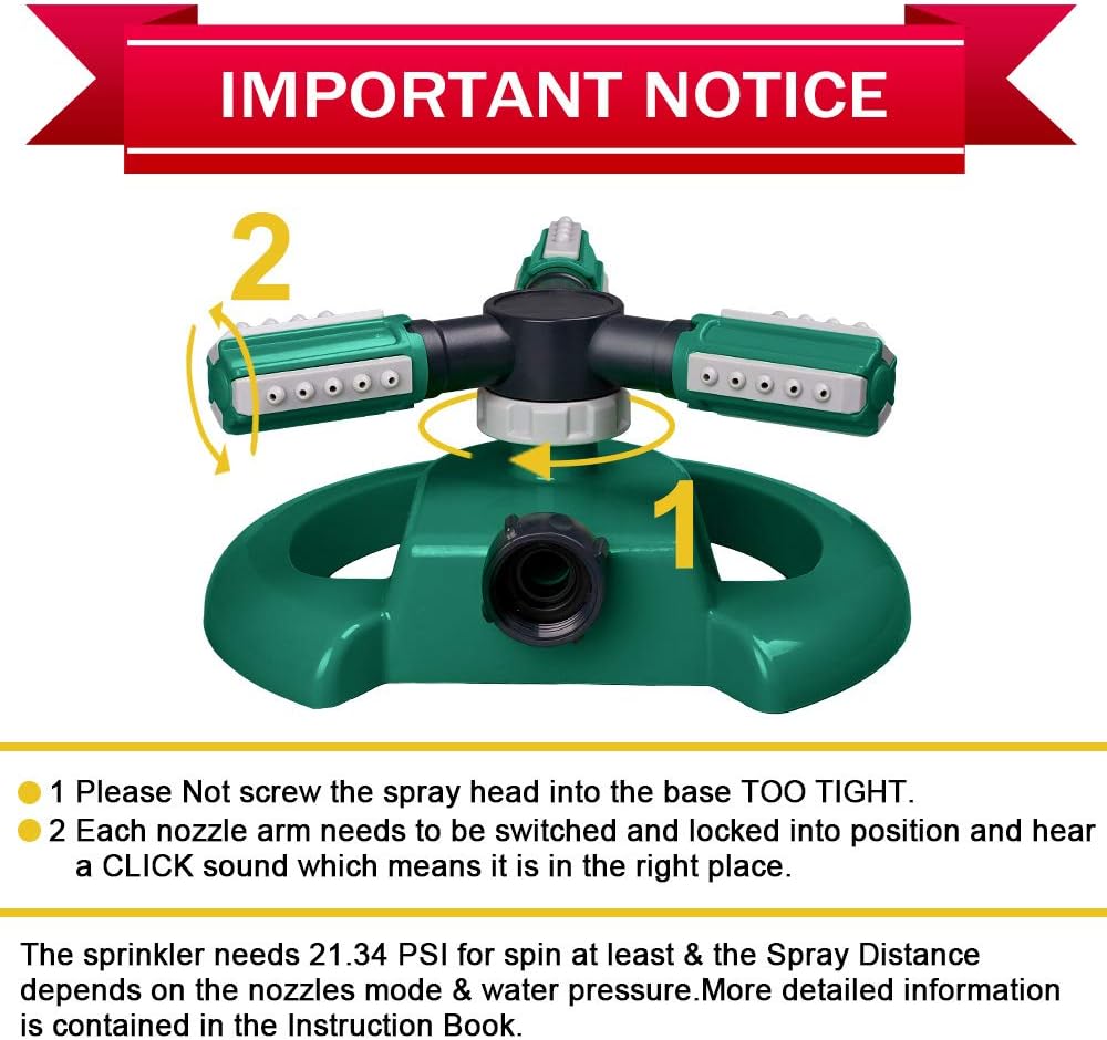 LawnJet | Garden Lawn Water Sprinkler