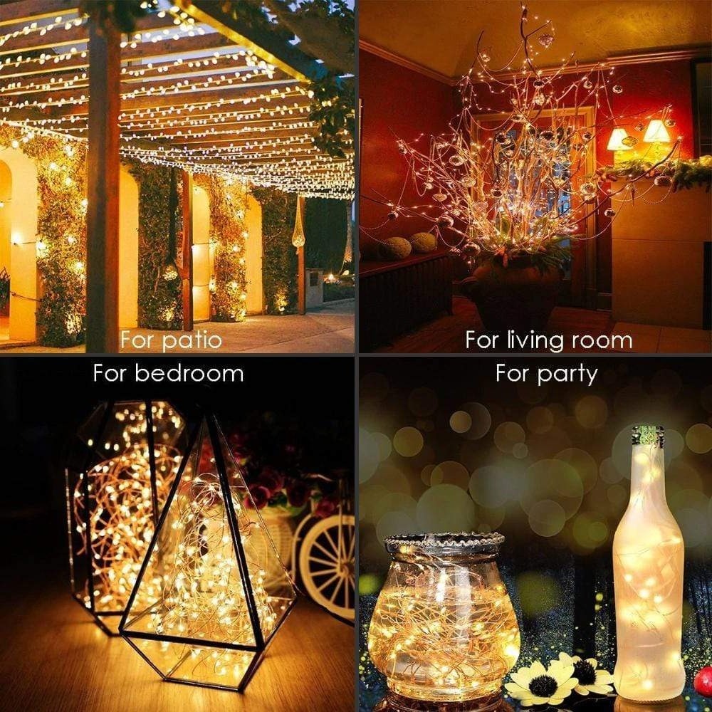 SunTwine | Solar-Powered LED Fairy Lights for Balcony & Garden