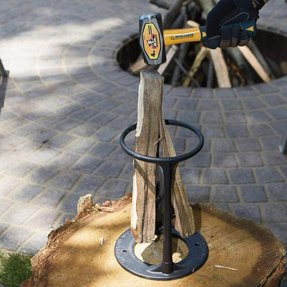 AxeMate | Compact Cast Wood Splitter for Home