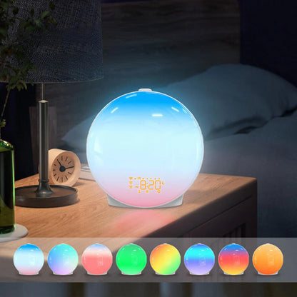 SunGlow | Multifunctional Alarm & Ambient Light Table Lamp