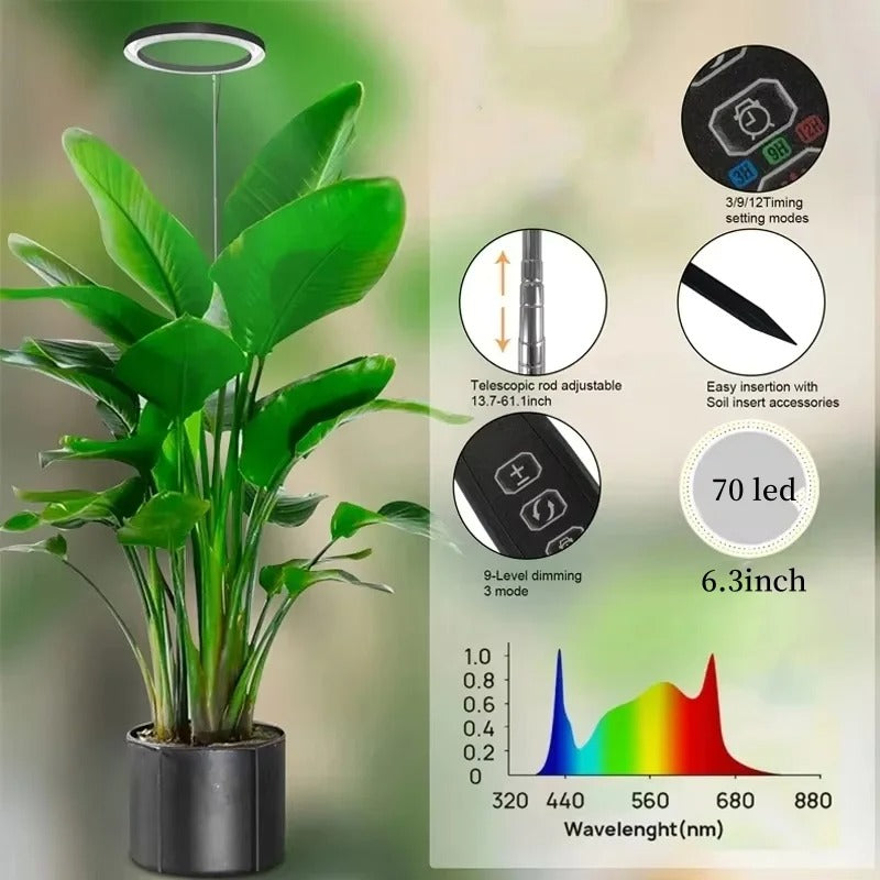 PlantLuxe | Grow Light for Houseplants