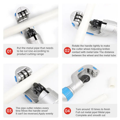 TubeSlice | Robust Pipe Cutter for Metal and PVC Pipes