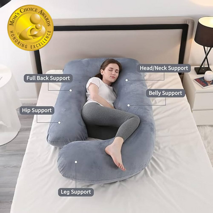 CozyNest | Orthopedic Full-Body Pregnancy Pillow