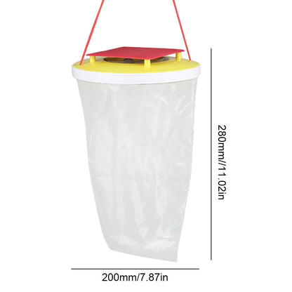 FlyClear | Eco-Friendly Disposable Fly Trap for Outdoor Use