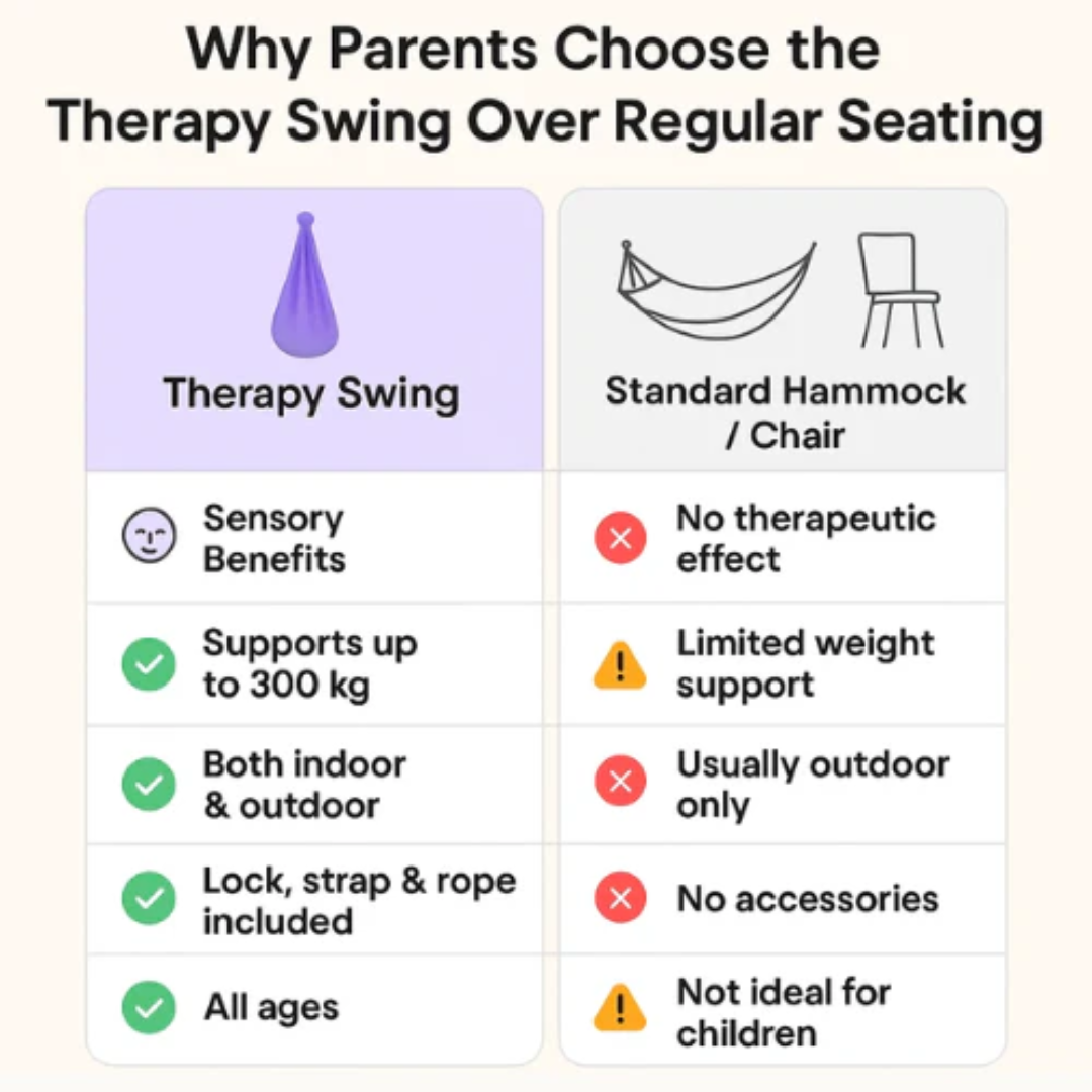 CalmSwing | Sensory Autism Therapy Swing for Indoor and Outdoor Use