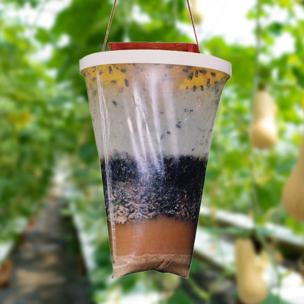 FlyClear | Eco-Friendly Disposable Fly Trap for Outdoor Use