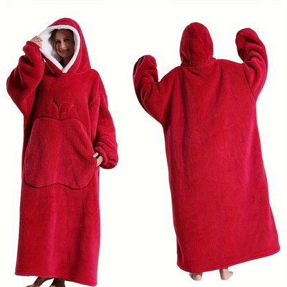 ChicLoom | Hooded Fleece Robe – Thick & Warm Winter Comfort