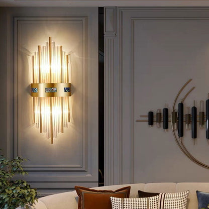 GleamTower | Luxurious Gold Wall Light