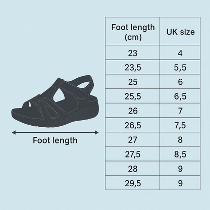 TrailComfort | Ergonomic Hiking Sandals Orthopedic Support for Comfort on All Terrains