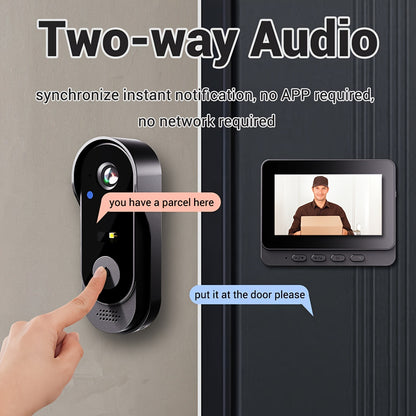 VisionBell | USB-Powered Video Doorbell with Touch Control