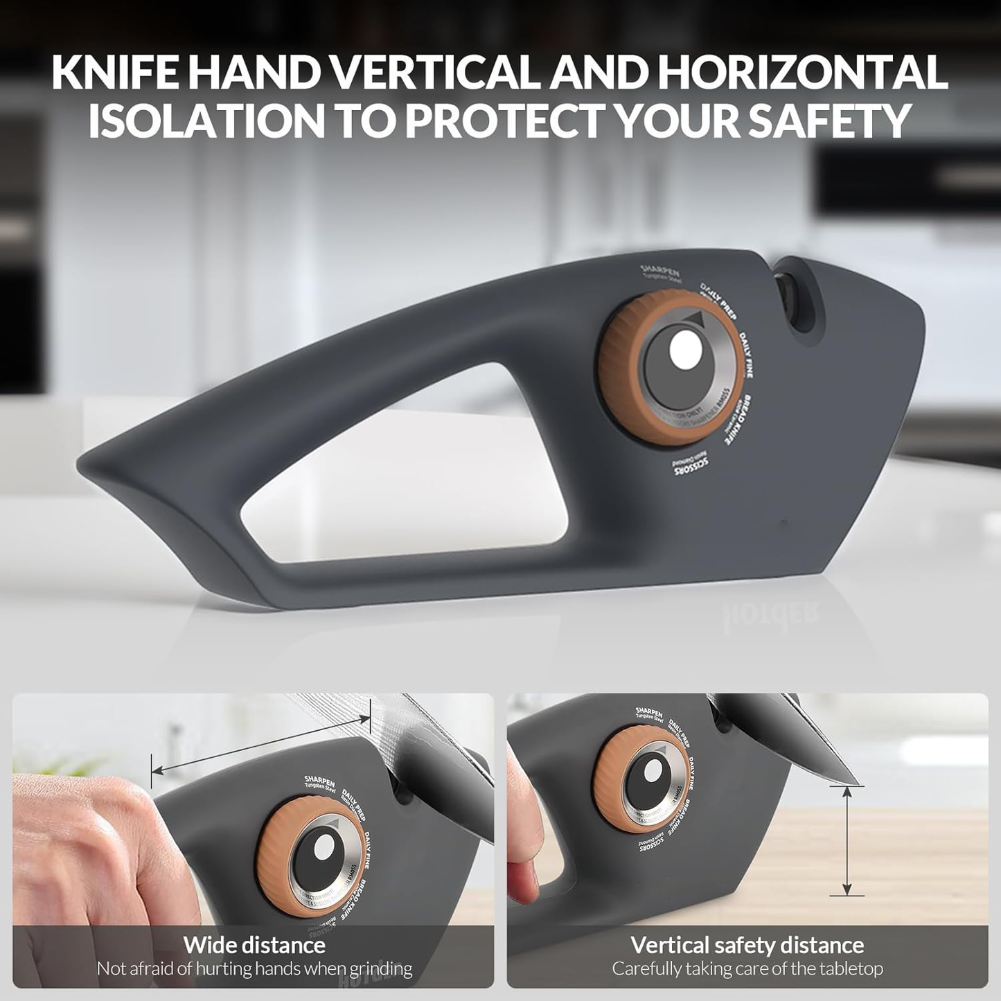 EdgeFix | Handheld Kitchen Knife Sharpener Scissors