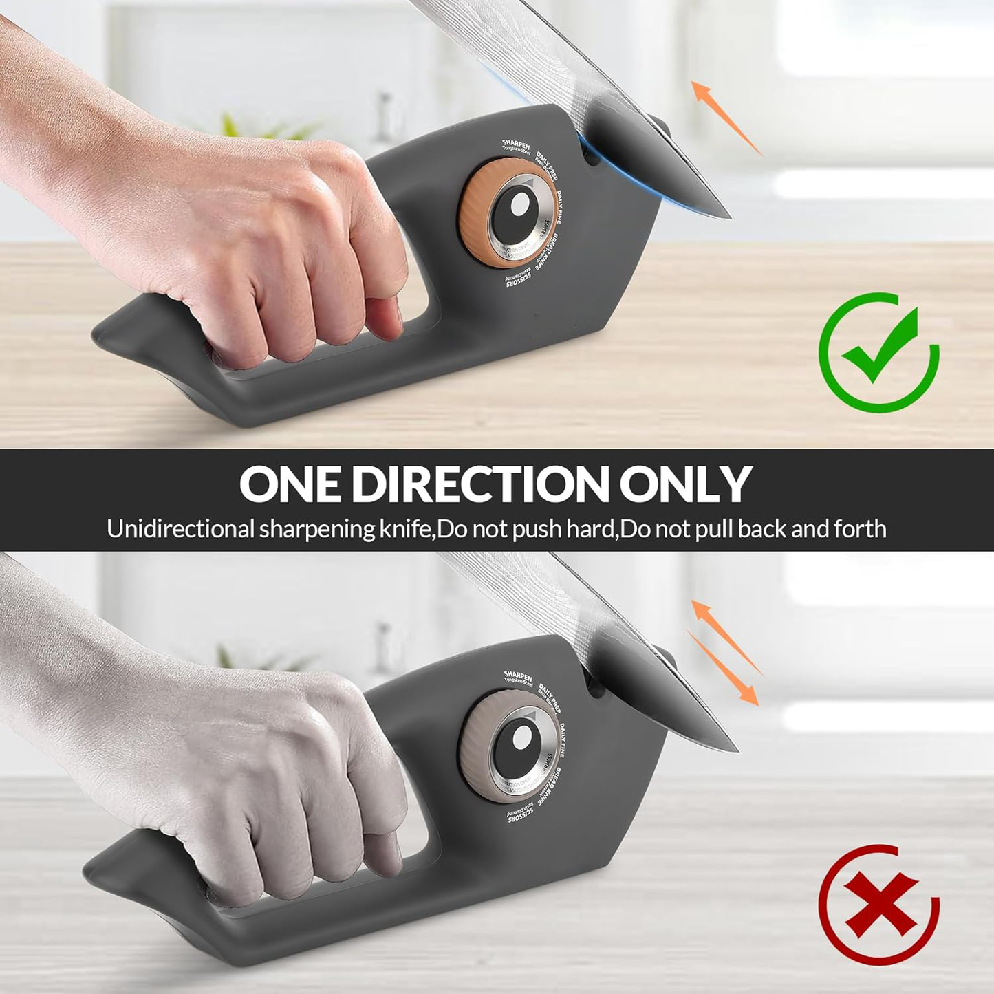 EdgeFix | Handheld Kitchen Knife Sharpener Scissors