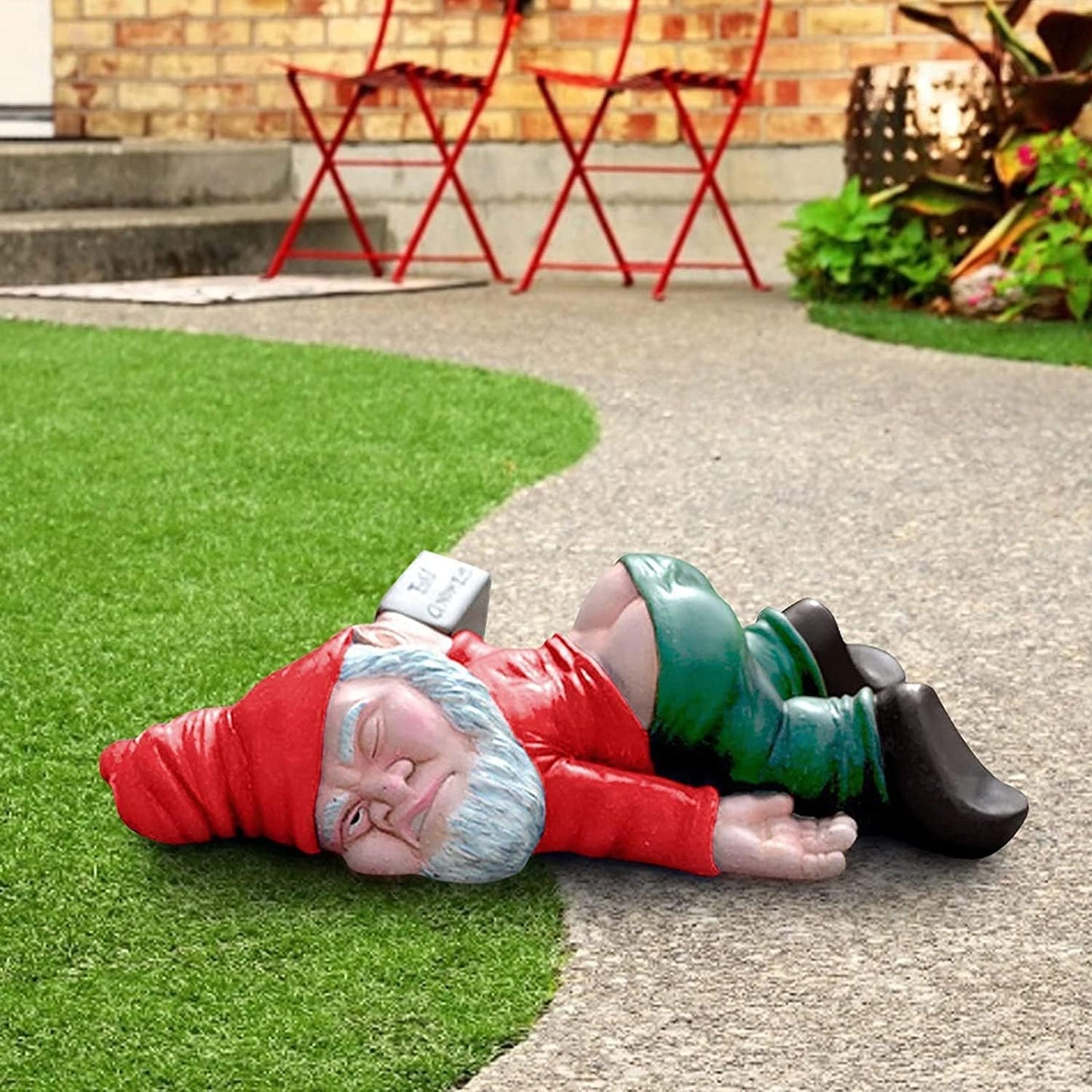 TipsyGnome | Fun Drunken Gnome Garden Sculpture