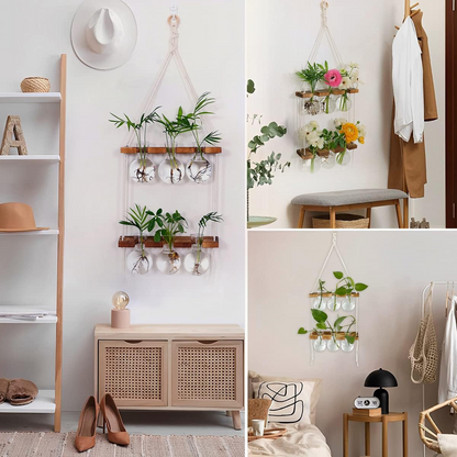 PlantPendulum | Space-Saving Wall-Mounted Plant Holder