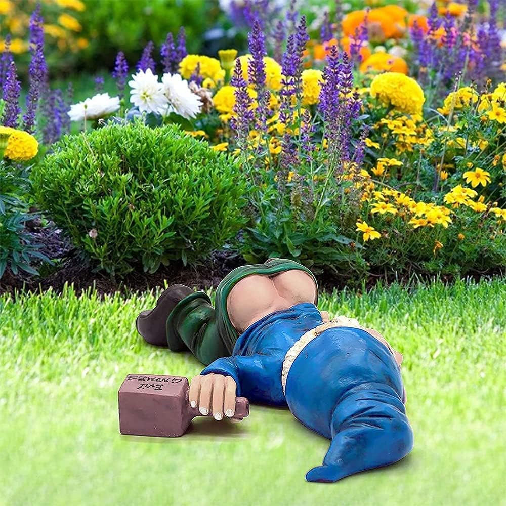 TipsyGnome | Fun Drunken Gnome Garden Sculpture