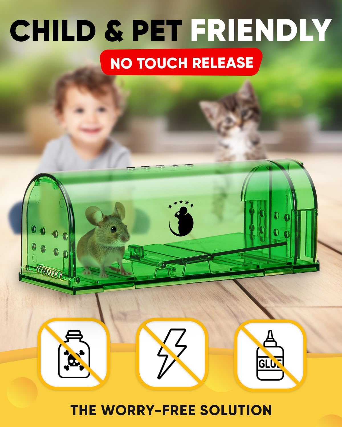 SafeTrap | 4-Pack Mouse Traps