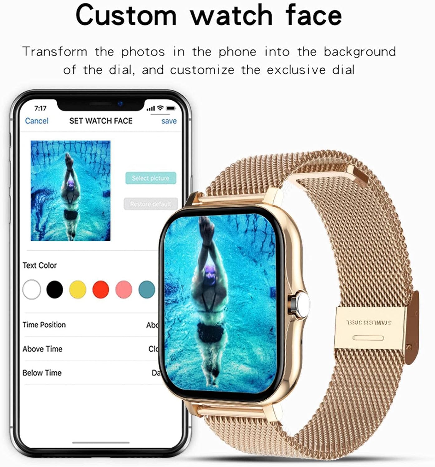 DivaSync | Smartwatch for Women with Health Tracking & Stylish Design
