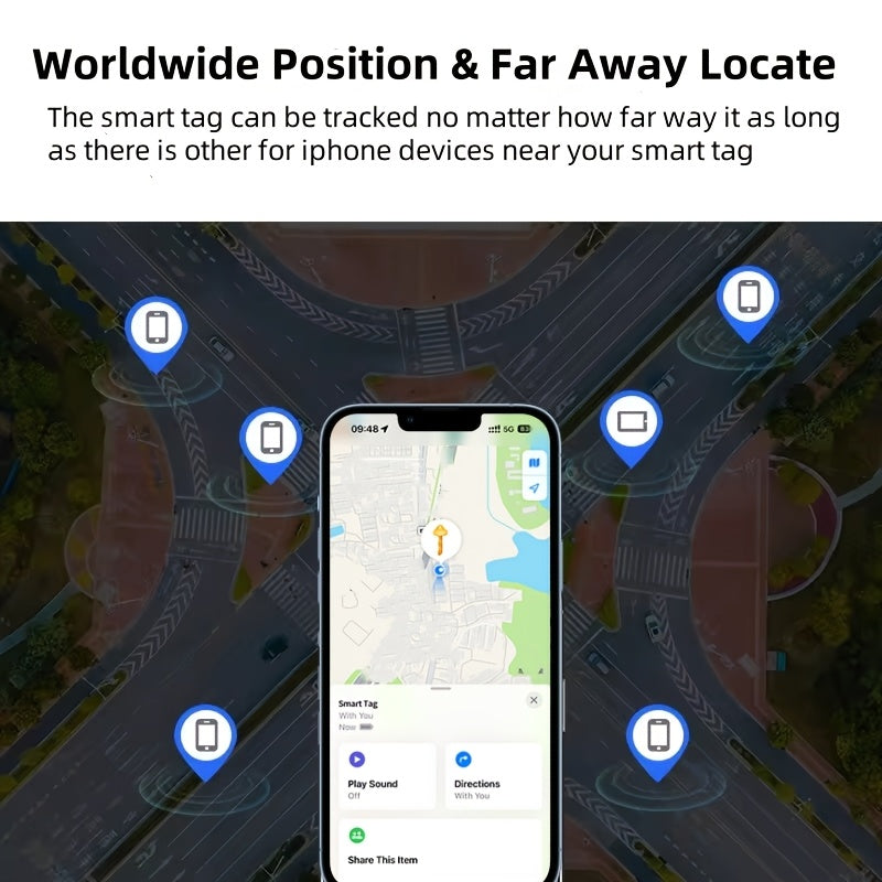 TrackMini | Smart GPS Tag – MFI Certified & Apple Find My