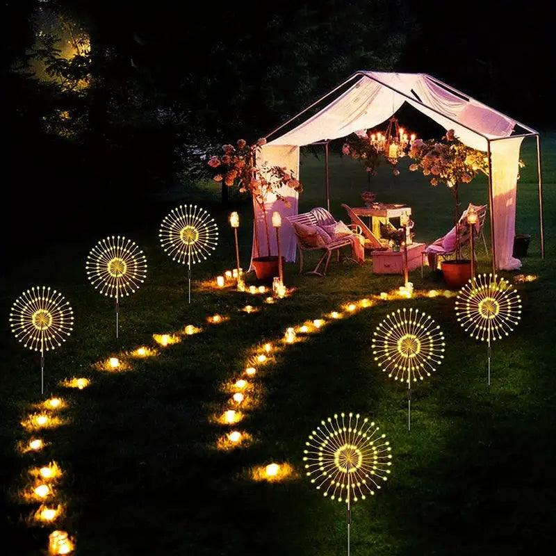 BloomLights | Elegant & Modern Fireworks Garden Lighting