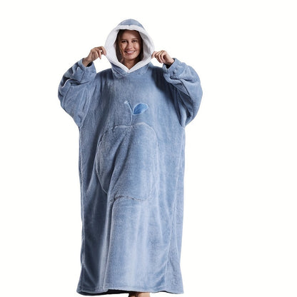 ChicLoom | Hooded Fleece Robe – Thick & Warm Winter Comfort