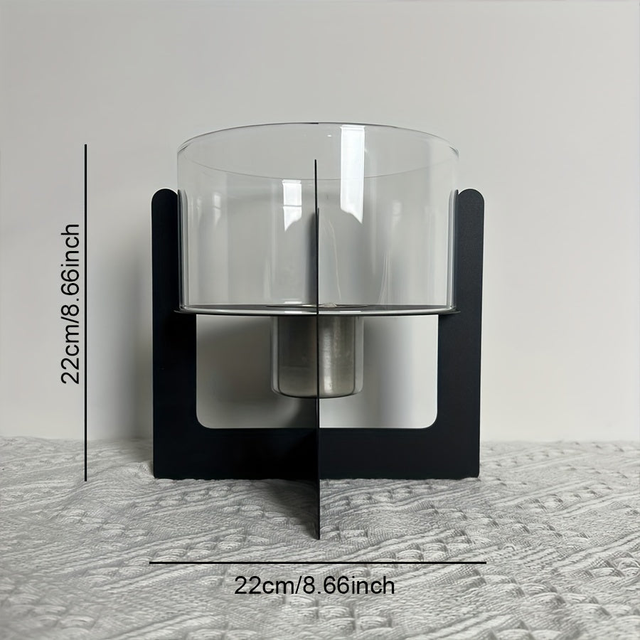 FireCross | Tabletop Fireplace – Vintage Cross Base Ambience