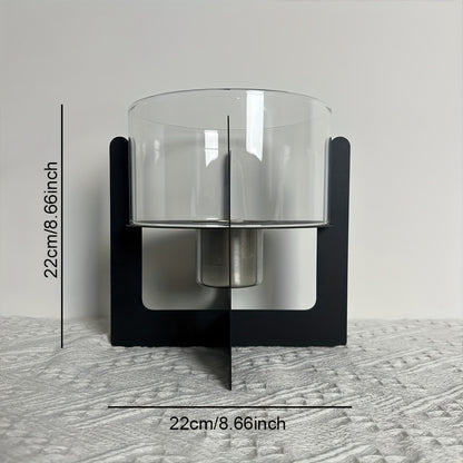 FireCross | Tabletop Fireplace – Vintage Cross Base Ambience