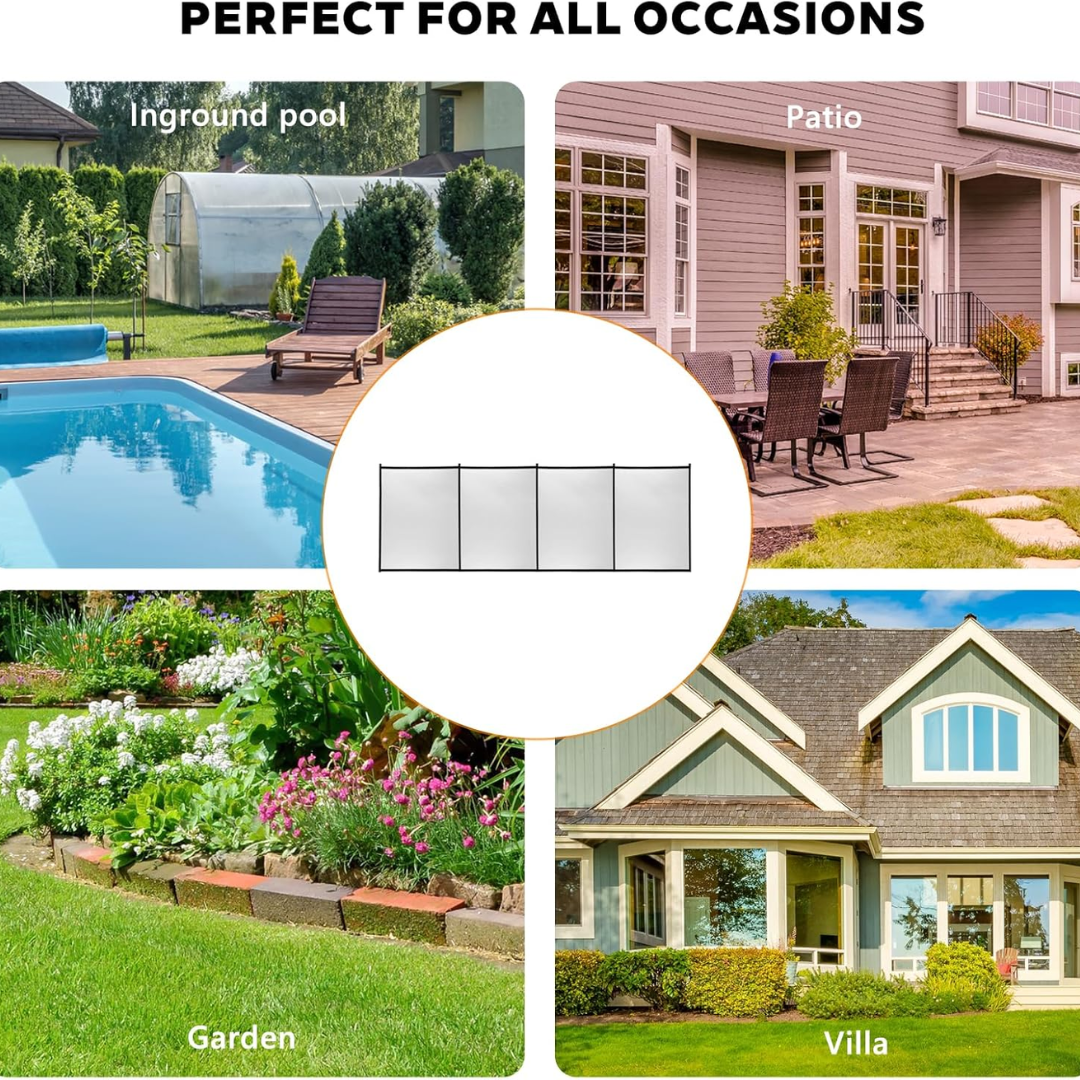 SafeSwim | Removable Safety Fence for Pools & Gardens