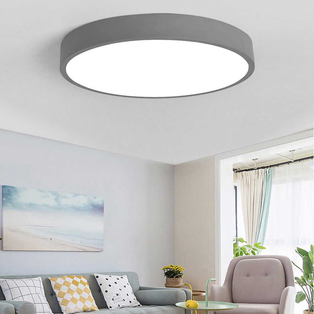 PastelRing | Ultra-Flat Round Ceiling Lamp