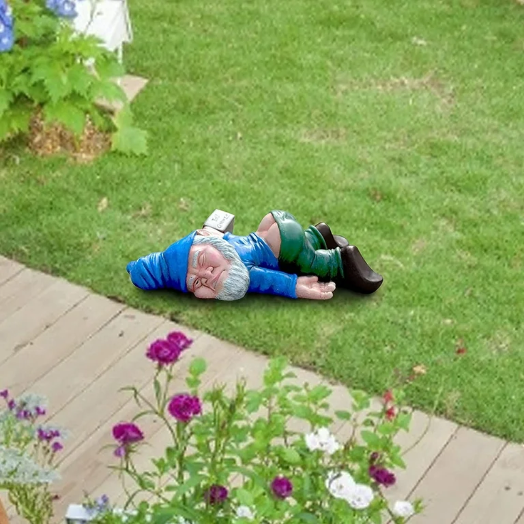 TipsyGnome | Fun Drunken Gnome Garden Sculpture