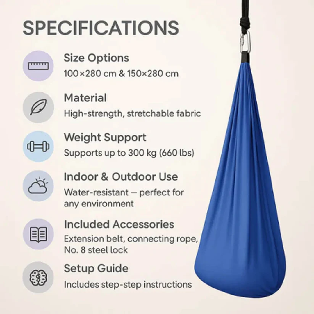 CalmSwing | Sensory Autism Therapy Swing for Indoor and Outdoor Use