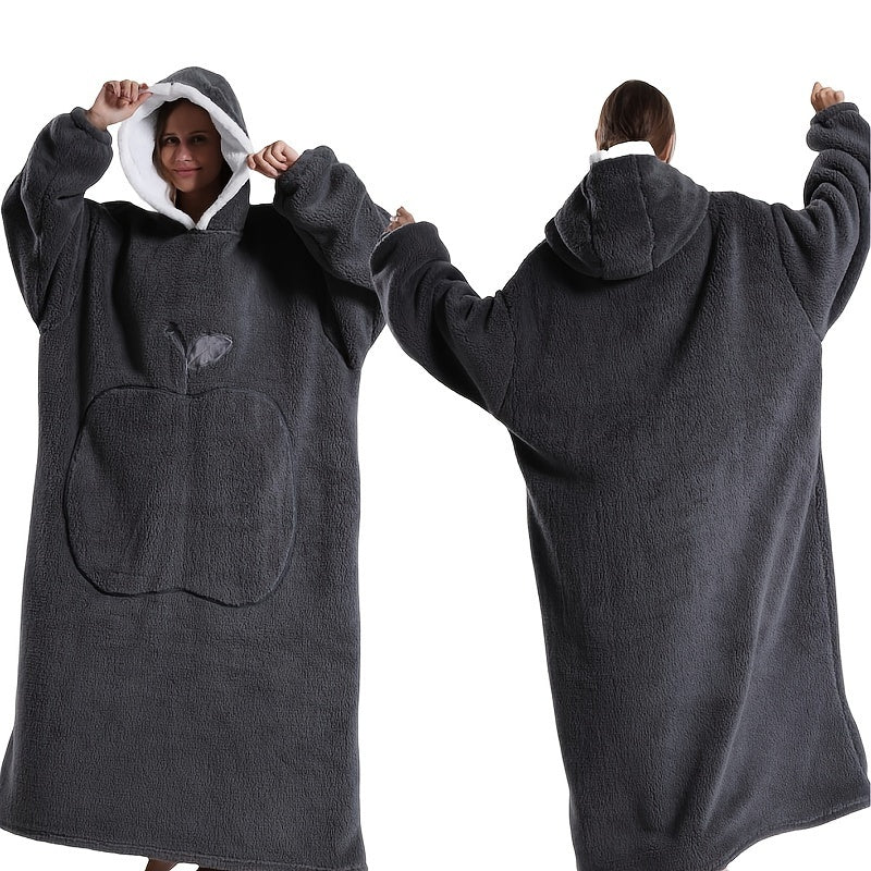ChicLoom | Hooded Fleece Robe – Thick & Warm Winter Comfort