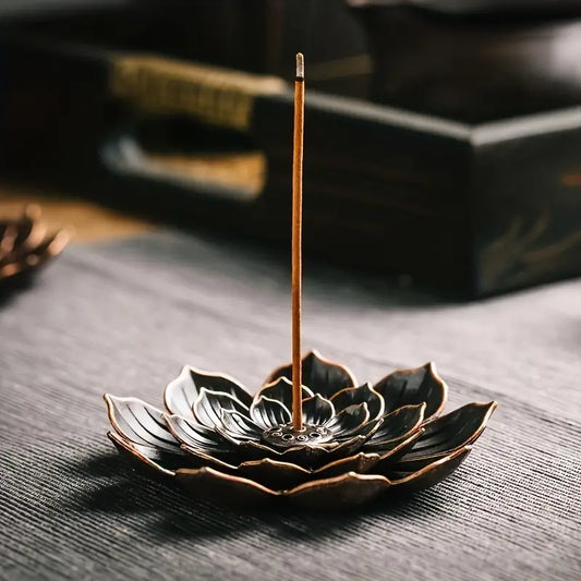 PureGlow | Creative & Elegant Lotus Incense Burner