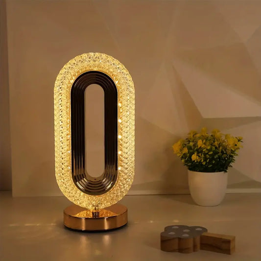 LuminaBeam | Luxury and Versatile Crystal LED Table Lamp