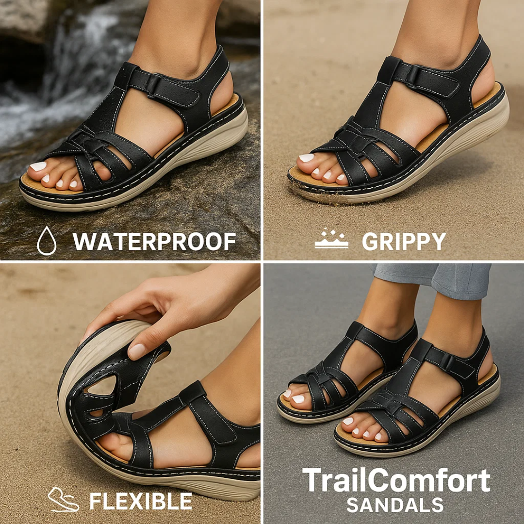 TrailComfort | Ergonomic Hiking Sandals Orthopedic Support for Comfort on All Terrains
