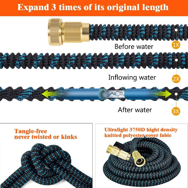GreenFlex | Flexible Garden Hose with Storage Bag