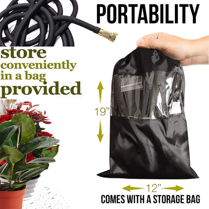GreenFlex | Flexible Garden Hose with Storage Bag