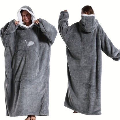 ChicLoom | Hooded Fleece Robe – Thick & Warm Winter Comfort