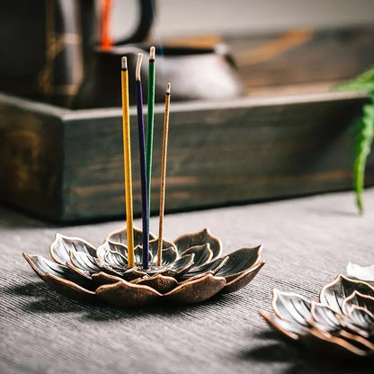 PureGlow | Creative & Elegant Lotus Incense Burner