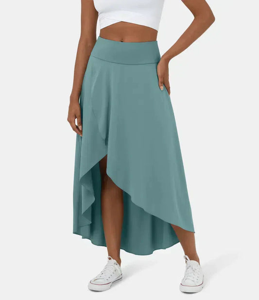 Variant image for Elegant Casual Midi Skirt for Women with Built-In Shorts - Comfortable & Stylish-5