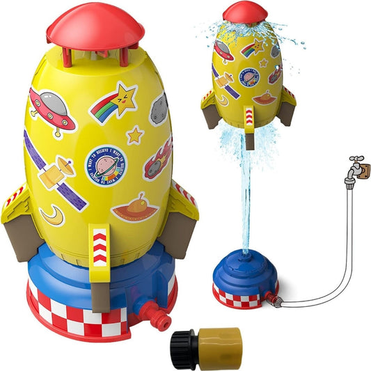 SplashRocket | Flying Water Fun with 360° Sprinkler