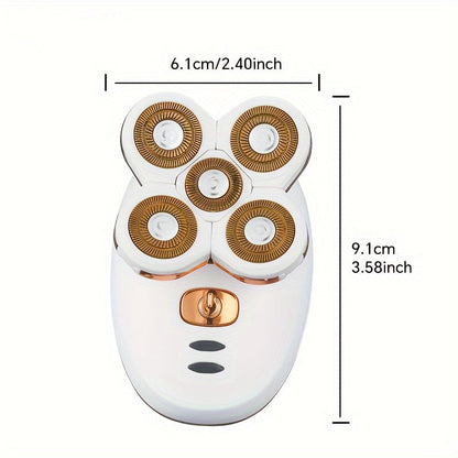 PureGleam | Women's shaver - 5-blade system for gentle hair removal