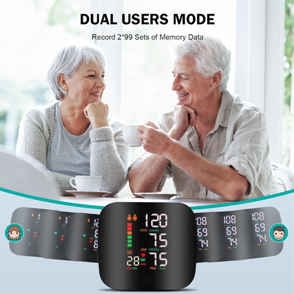 HealthPro | LED Wrist Blood Pressure Monitor