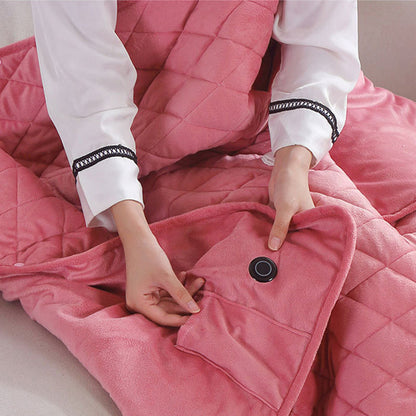 SnugGlow | USB Heated Blanket – 3 Heat Levels & Auto Shut-Off