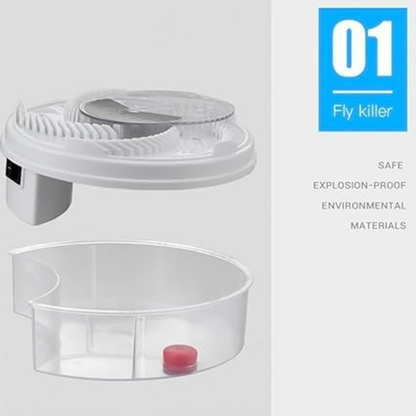 BuzzOff | Silent Fly Trap – Eco‑Friendly, Non‑Toxic Insect Catcher
