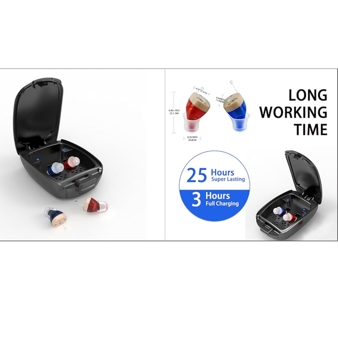 HearClear | Invisible hearing aid with 3-day battery life