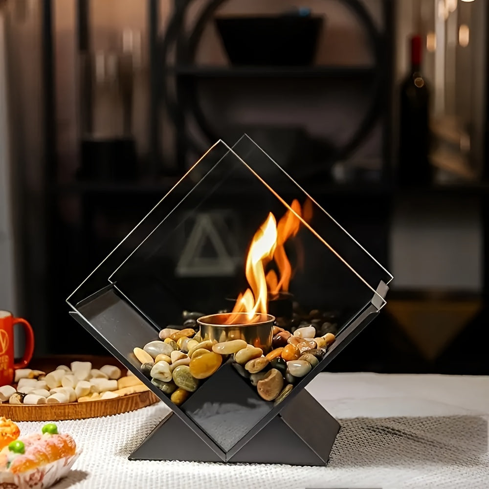 FestiveFlame | Classic Fireplace – Compact Indoor & Outdoor Ambience