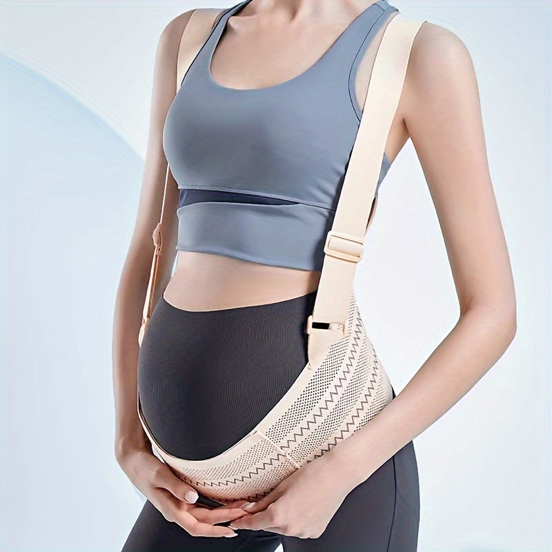 PrenatalNest | Maternity Support Belt – Breathable Back & Belly Relief