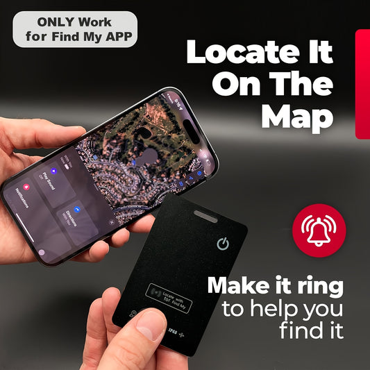 TrackSlim | Wallet Tracker - Ultra-Thin & Find My Compatible