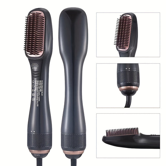 LuxeComb | Hot Air Brush – Dryer & Straightener with 1000W Power